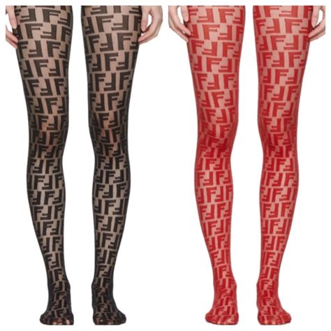 fendi thights|Fendi monogram tights.